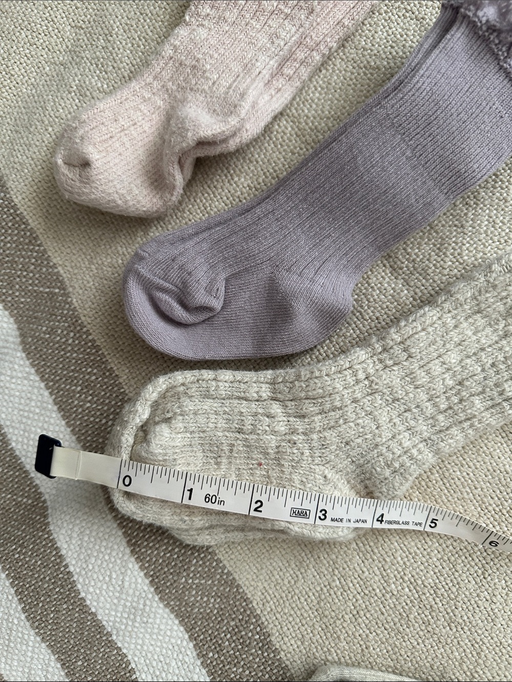 Jamie Kay Pastel & Neutral Ribbed Knee-High Socks Set - Picture 2 of 3